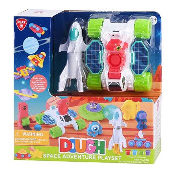 Playgo Space Adventures Clay Set - 4 Clay Pots