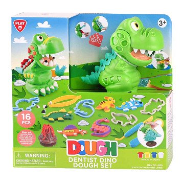 Playgo Dino Dentist Clay Set - 4 Clay Pots