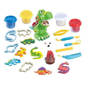 Playgo Dino Dentist Clay Set - 4 Clay Pots