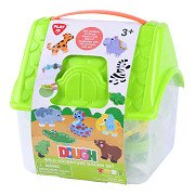 Playgo Wild Adventures Clay Set - 4 Clay Pots