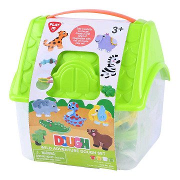 Playgo Wild Adventures Clay Set - 4 Clay Pots