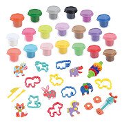 Playgo Luxury Craft Clay Set - 20 Clay Pots