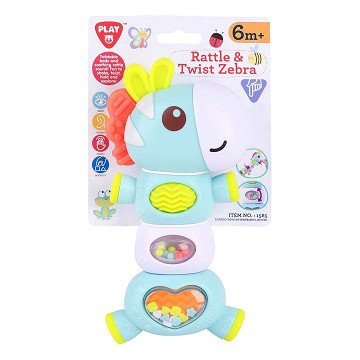 Playgo Rammel & Draai Zebra Rammelaar