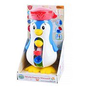 Playgo Bath Toys Splashing Penguin Watermill