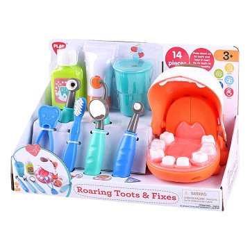 Playgo Tiger Dentist Set - 14pcs.