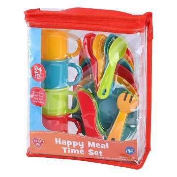 Playgo Kleurrijke Servies Speelset - 24st.