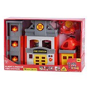 Playgo Flight & Rescue Feuerwehrstation - 12 Stück.