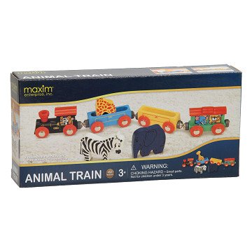 Wooden Animal Train