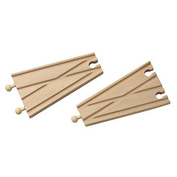 Wooden Rails - Switches, 2 pcs.