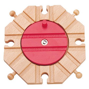 Wooden Rails - 8-Direction Turntable