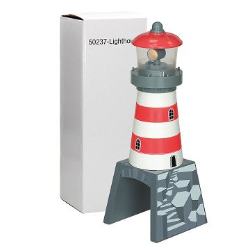 Wooden Lighthouse with Light and Tunnel