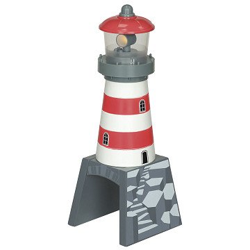 Wooden Lighthouse with Light and Tunnel