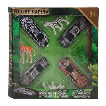 Jungle Race Cars & Animals