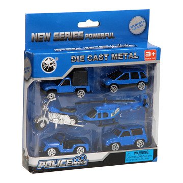 Diecast Vehicle Set - Police