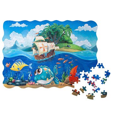 Underwater puzzle Jigsaw puzzle XL, 208 pcs.
