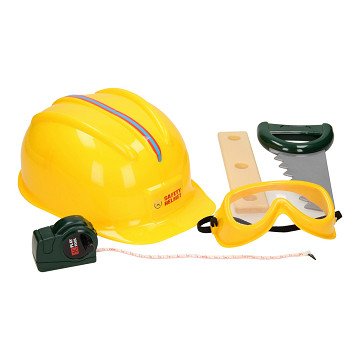 Construction Helmet with Tools