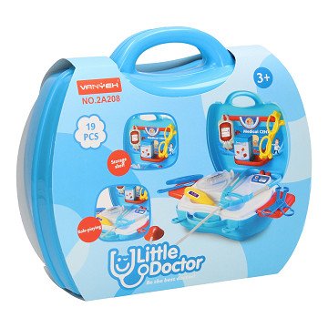 Arztset im Spielkoffer, 19-teilig.