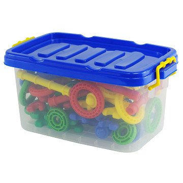 Building Shapes in Storage Box, 36-piece.