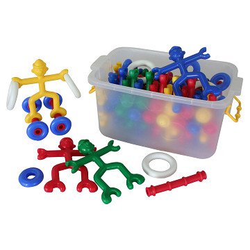 Building Shapes in Storage Box, 36pcs.