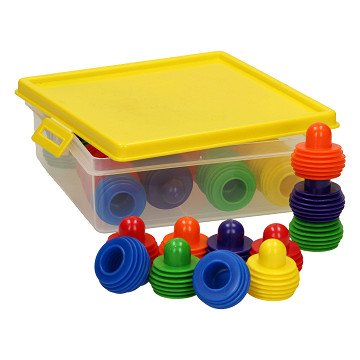 Construction Types Connectors in Storage Box, 30pcs.