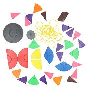 Fractions Circle Game, 72 pcs.