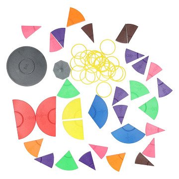 Bruchzahlen-Kreisspiel, 72-tlg.