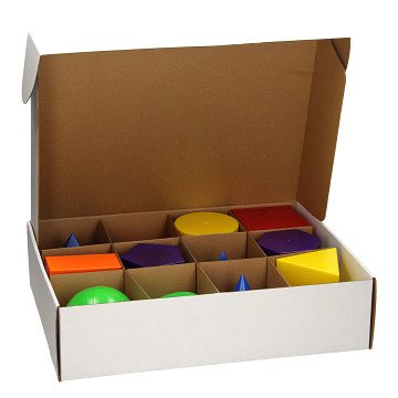 Educational Geometric Shapes XL, 12pcs.