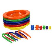 Sorteerset met 6 Gekleurde Schaaltjes