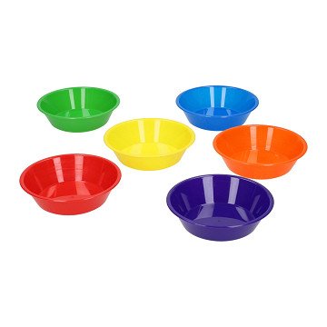Colored Sorting Trays - 6 pcs.