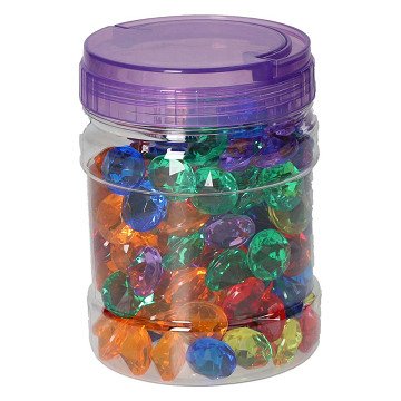 Transparent Small Diamonds - 144pcs