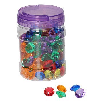 Transparente kleine Diamanten - 144 Stück