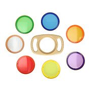 Farbwechselnde Schaugläser – 8er-Pack