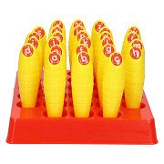 Stempelstäbe mit 26 kleinen Buchstaben