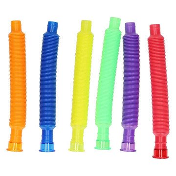 Farbige Stretchy Tubes - 6 Stk.