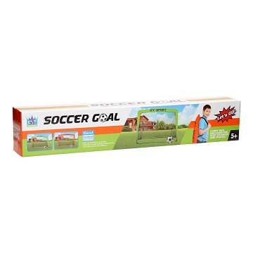 Football goal in carrying bag