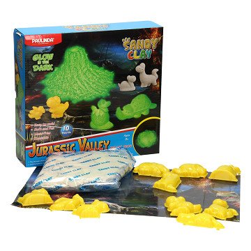 Glow in the Dark Play Sand - Jurassic Valley
