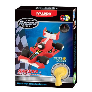 Super Dough Race Car Clay - 3 Colors Clay