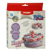 Modeling Pearl Jewelry Box Decorating Flower