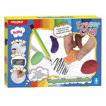 Craft Set Making Erasers - Fruit and Vegetables