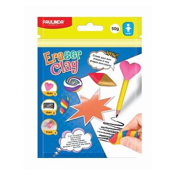 Craft Kit Clay Eraser Making, 50gr.
