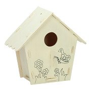 Bauen Sie Ihr eigenes Vogelhaus aus Holz, Variante C