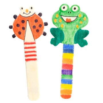 Kleur je eigen Houten Boekenlegger