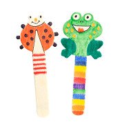 Color your own Wooden Bookmark, 5pcs.