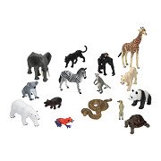 Mojo Wildlife Dieren Schoolpakket, 15dlg.