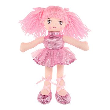 Rag Doll Girl, 30cm - Light Pink