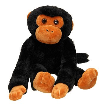 Monkey with Velcro Arms, 35cm - Black