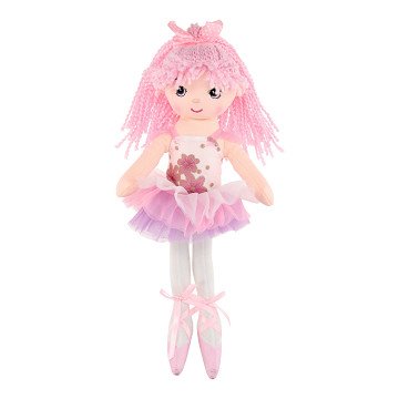 Rag Doll Ballerina, 40cm - Light Pink