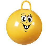 Gelbes Hüpfballe Ball-Lächeln
