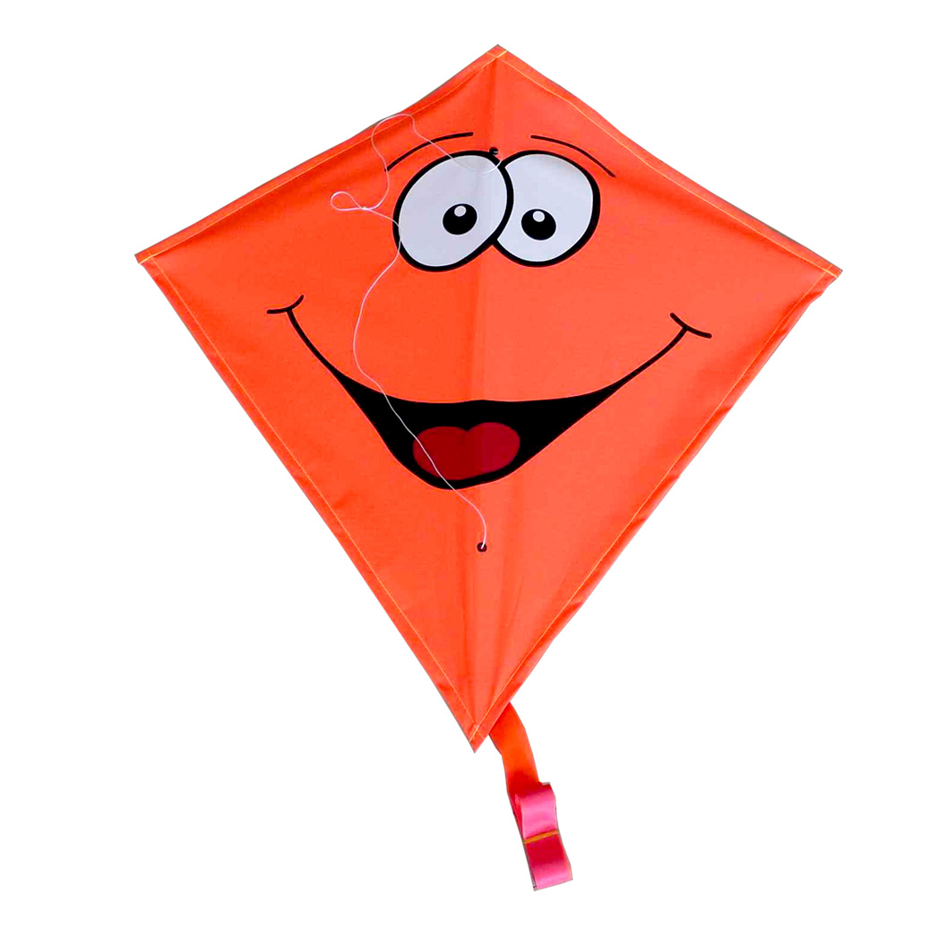 porselein Verouderd Ongedaan maken Rhombus Vlieger Diamond Smiley - Oranje | Thimble Toys