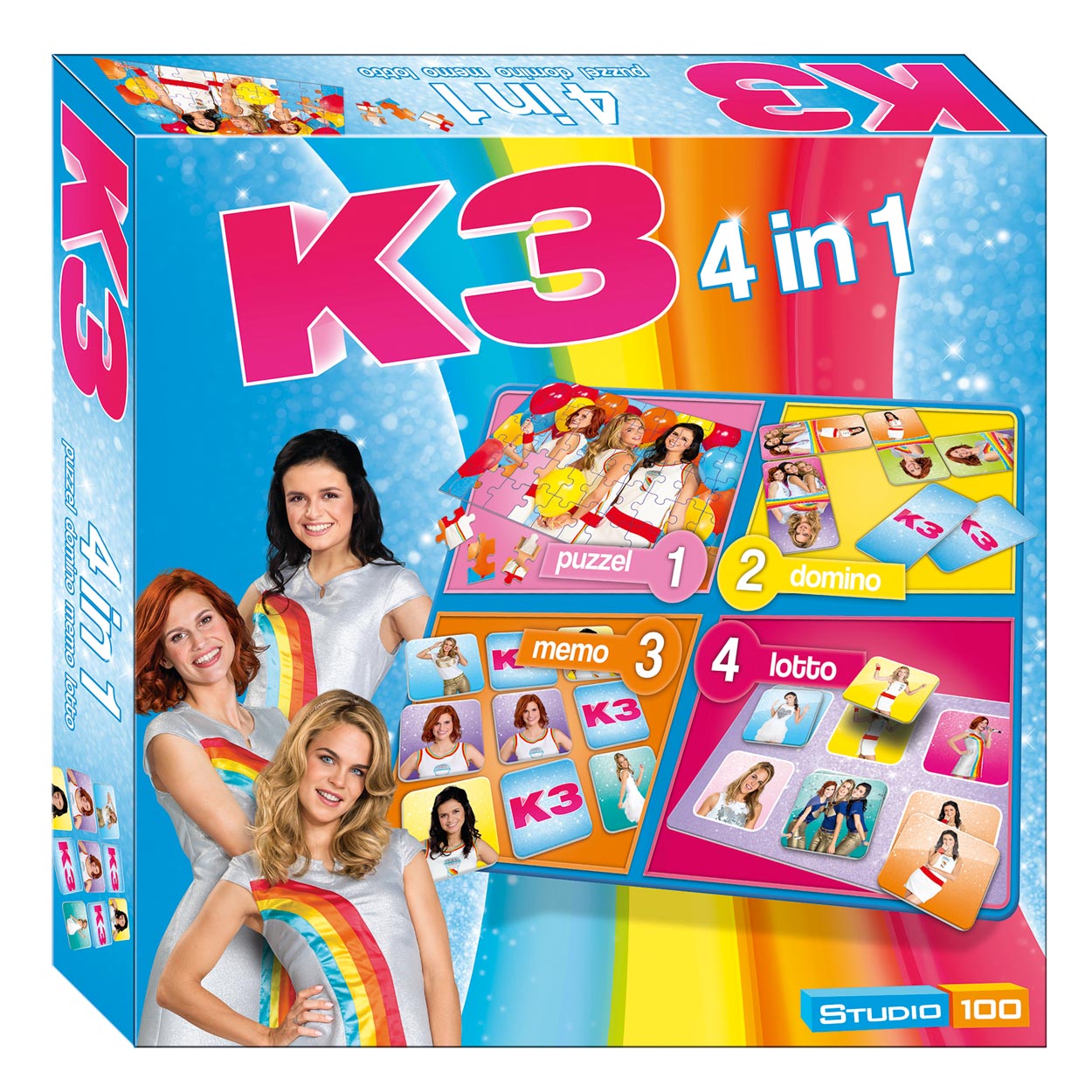 documentaire kooi Storen K3 4in1 Spel | Thimble Toys